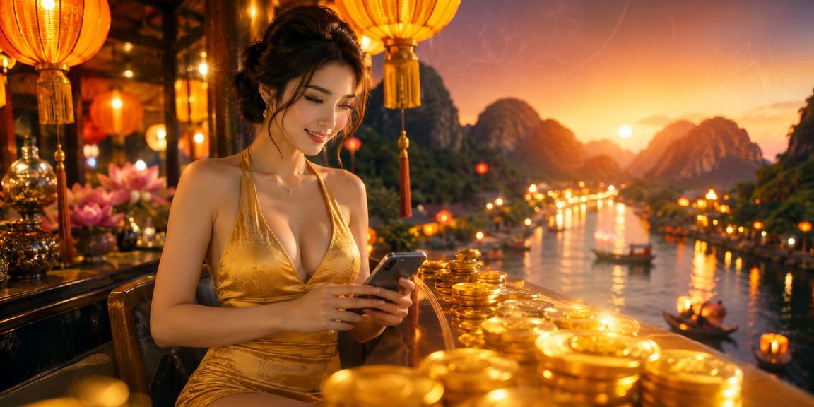 Khách du lịch tại chợ đêm Ninh Bình nạp tiền cổng game qua điện thoại