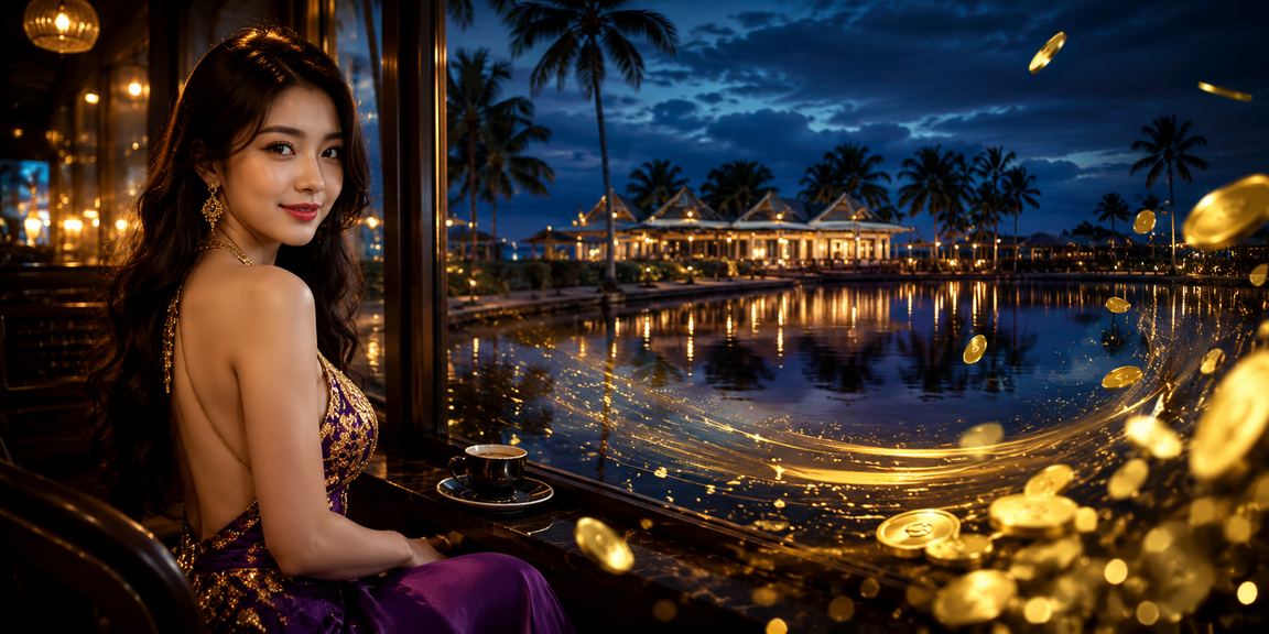 Người dùng Phú Quốc nhâm nhi cà phê và kiểm tra giao dịch trên điện thoại